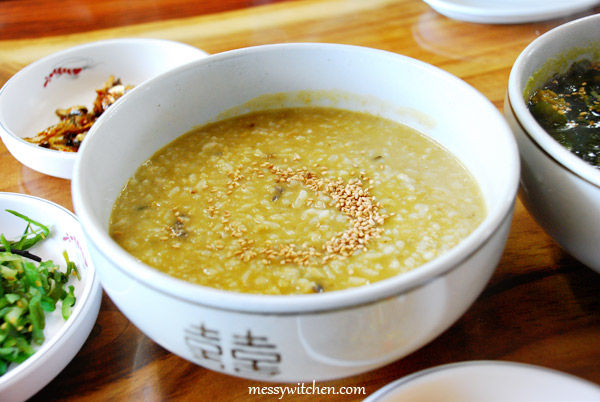 Abalon Porridge @ Han Seong Restaurant, Jeju-do, South Korea